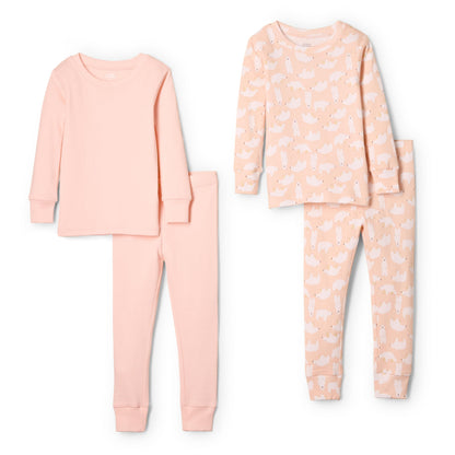 Amazon Essentials x Sofia Grainge Unisex Babies' Snug-Fit Cotton Footed Pajamas