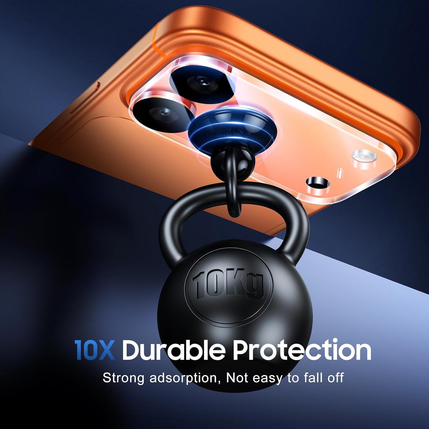 UniqueMe Compatible for 3 Pack iPhone 17 Pro Camera Lens Protector - [Drop Protection] 9H Tempered Glass Camera Cover Screen [Update New Version]【Not for 17 Pro Max】