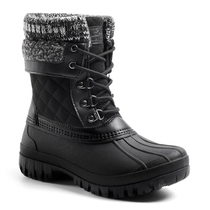 ALEADER Womens Winter Snow Boots | Waterproof Shell | Duck Boots