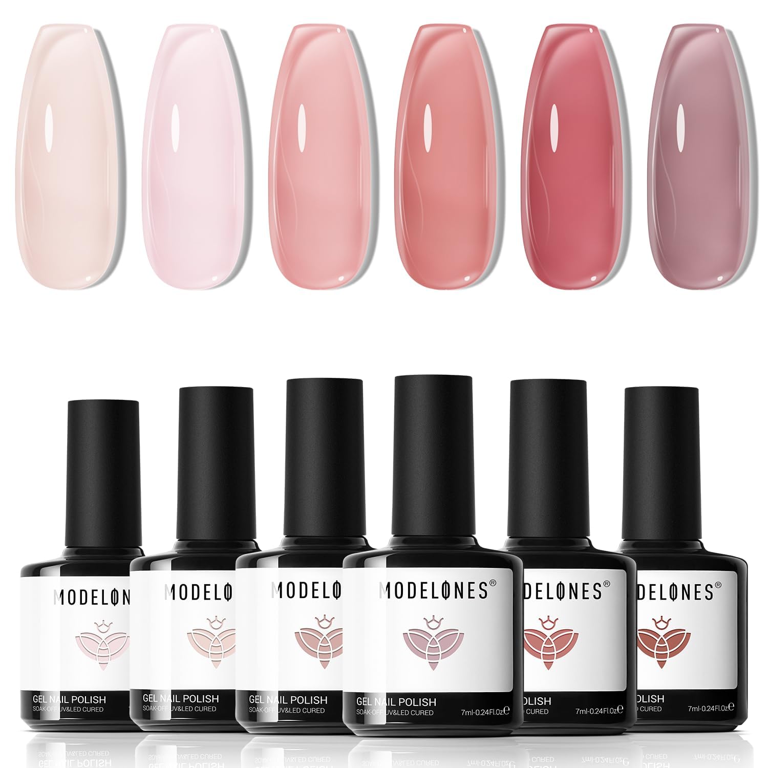 modelones Christmas Gel Nail Polish Set, 6 Colors Cat Eye Red Green Glitter Gold Silver Winter Gel Polish Kit with Magnet Nail Stickers Soak Off Led Nail Art Manicure Salon DIY New Year Holiday Gifts