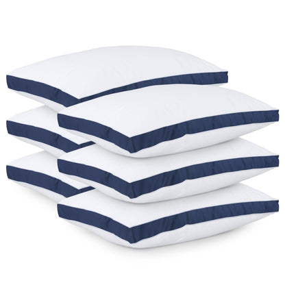 Utopia Bedding Bed Pillows for Sleeping Queen Size (White), Set of 2, Cooling Hotel Quality, Gusseted Pillow for Back, Stomach or Side Sleepers