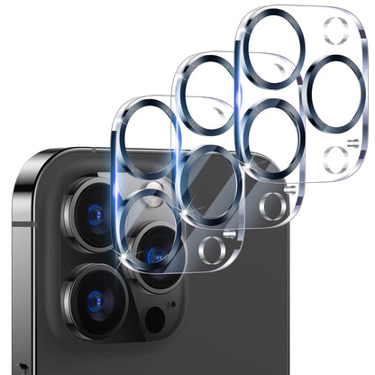 UniqueMe Compatible for 3 Pack iPhone 17 Pro Camera Lens Protector - [Drop Protection] 9H Tempered Glass Camera Cover Screen [Update New Version]【Not for 17 Pro Max】