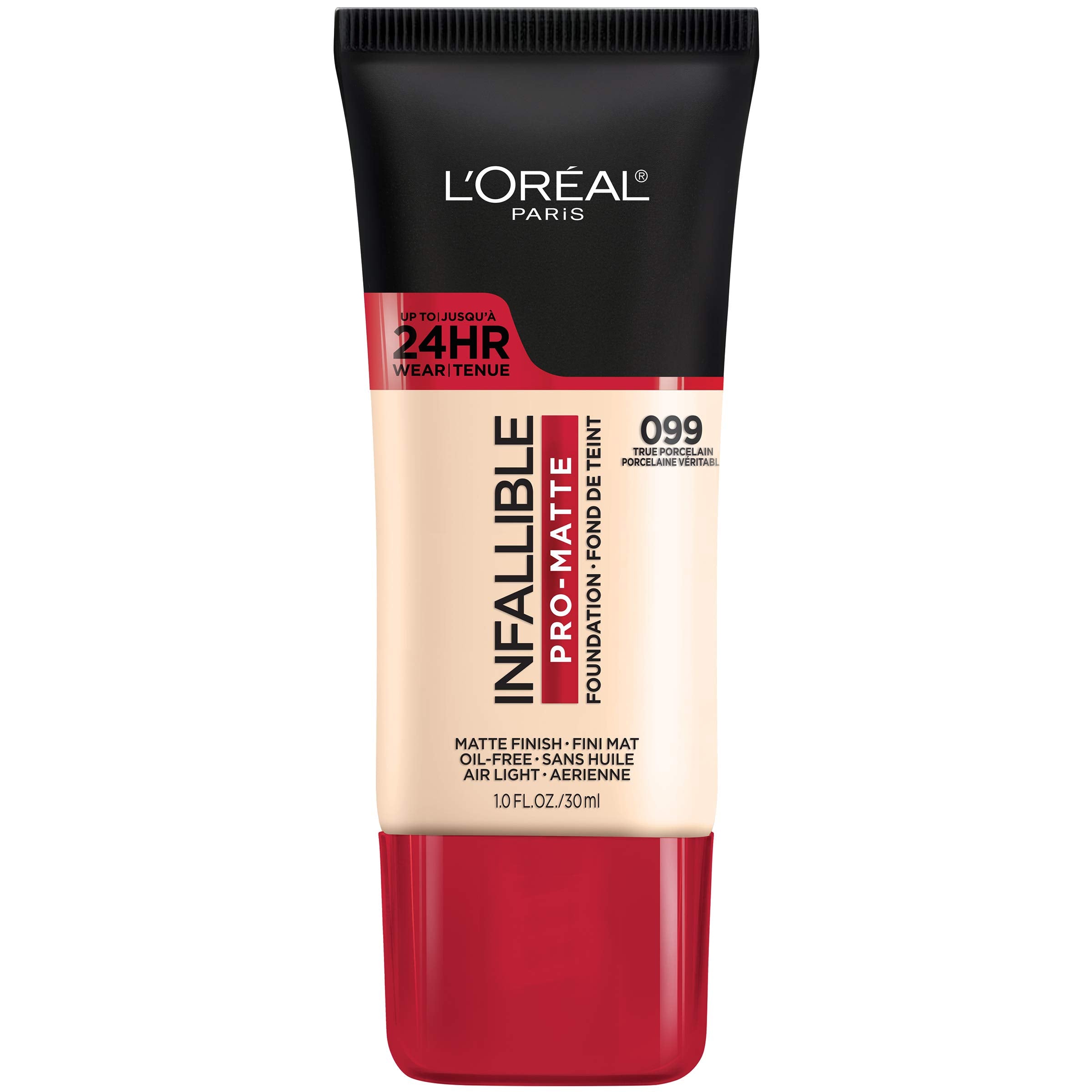 L'Oreal Paris Makeup Infallible Pro-Matte Liquid Longwear Foundation, 105 Natural Beige, 1 fl; oz.