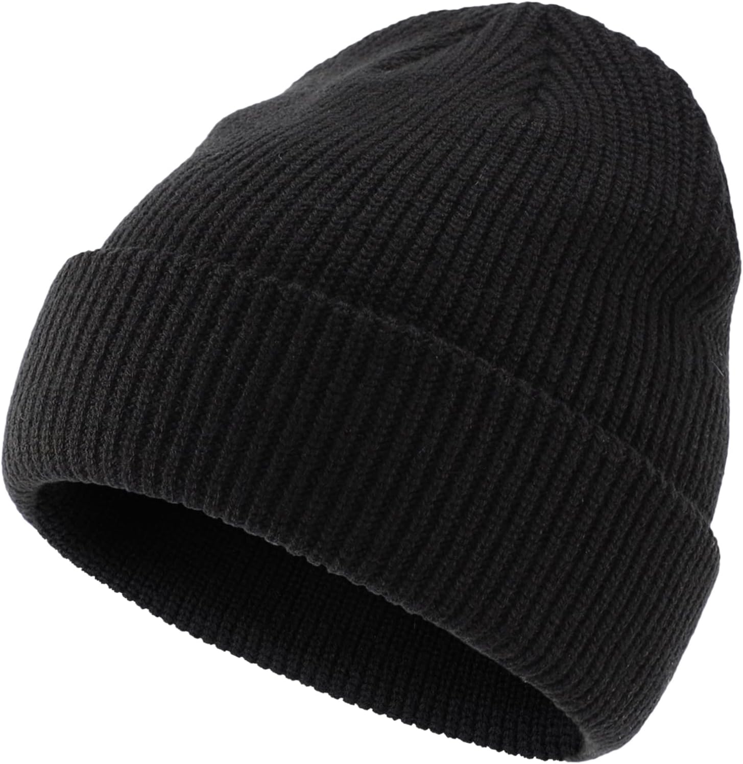 Connectyle Classic Double Layer Knit Beanie Hat Warm Thick Acrylic Winter Hats Daily Cuffed Beanies Watch Hat for Men Women