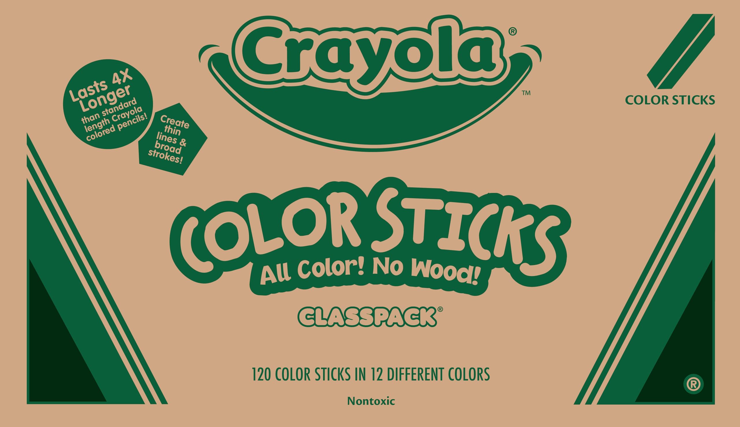 Crayola Classpack Watercolor Pencils, 240ct, 20 each of 12 Colors, Great for Classroom, Educational, Art Tools