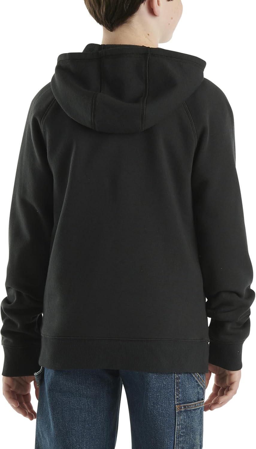 Carhartt Kid's CP8675 Long-Sleeve Full-Zip Logo Sweatshirt - Boys