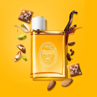 Perfume 602# (Irresistible Sunshine) - Eau de Perfume 100ml (3.4fl oz) Vanilla Gourmet Tune (Caramel Vanilla Flavor)