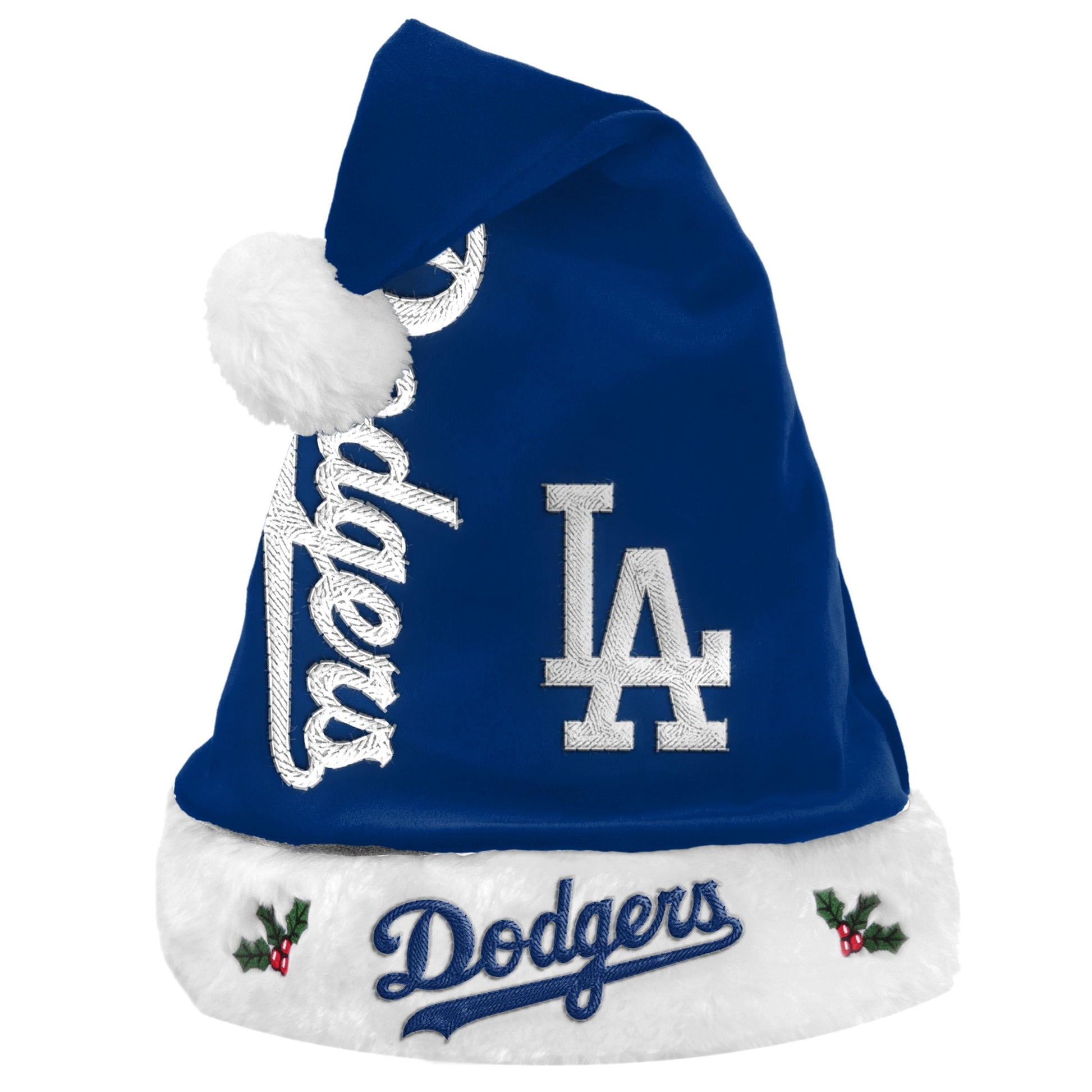 FOCO MLB Adult Official Primary Logo Wordmark Holiday Christmas Santa Hat