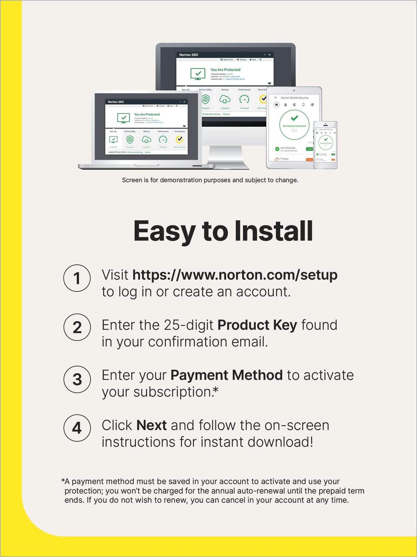 Norton 360 Deluxe 2026 Ready, Antivirus software for 3 Devices with Auto-Renewal – Includes Advanced AI Scam Protection, VPN, Dark Web Monitoring & PC Cloud Backup [Download]
