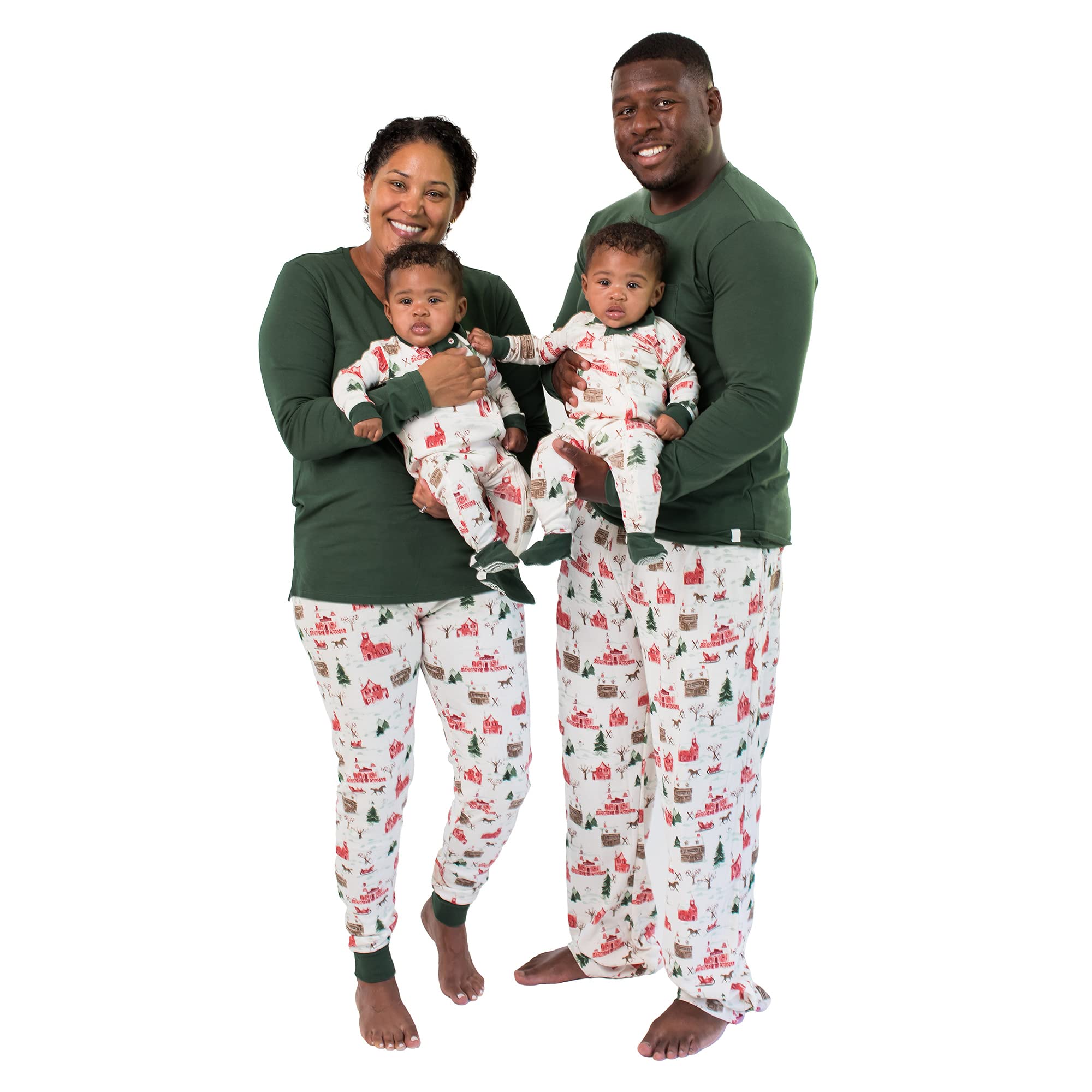 Burt's Bees Baby and Family Matching Holiday Organic Cotton Pajamas