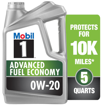 Mobil 1 Advanced Full Synthetic Motor Oil 5W-30, 5 Quart