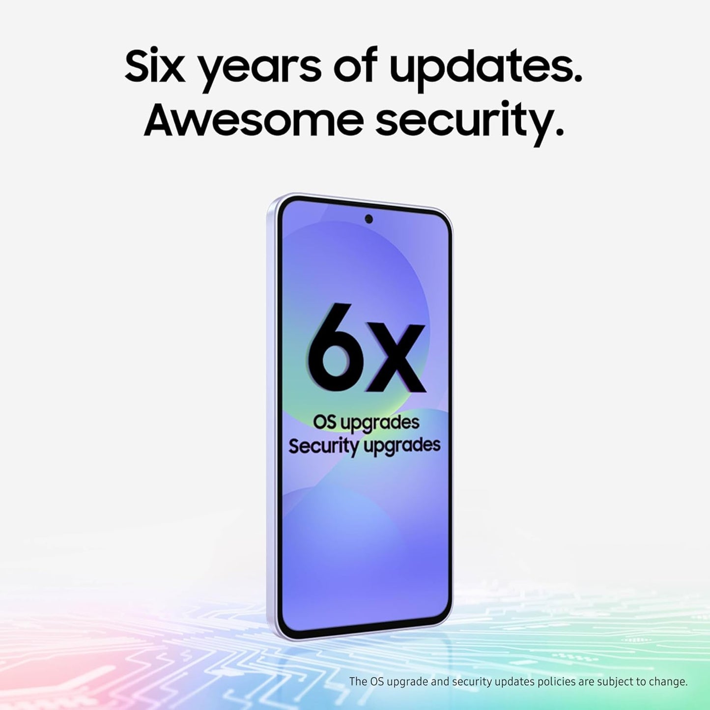 Samsung Galaxy A36 5G A Series, 128GB Unlocked Android Smartphone, AMOLED Display, Rugged Design, 5G Connectivity, Affordable Performance, US Version, 2025, US 1 Yr Warranty, Awesome Lavender