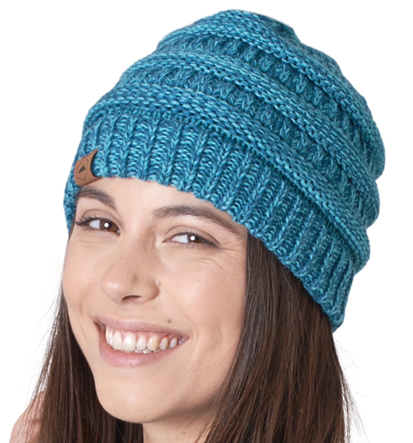 Tough Headwear Womens Winter Hat - Warm Chunky Cable Knit Beanies - Winter Beanie Hats for Women Cold Weather - Beanies Women
