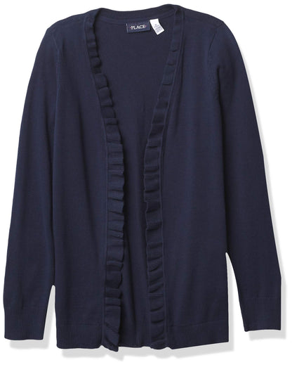 The Children'S Place Girls Ruffle Cardigan