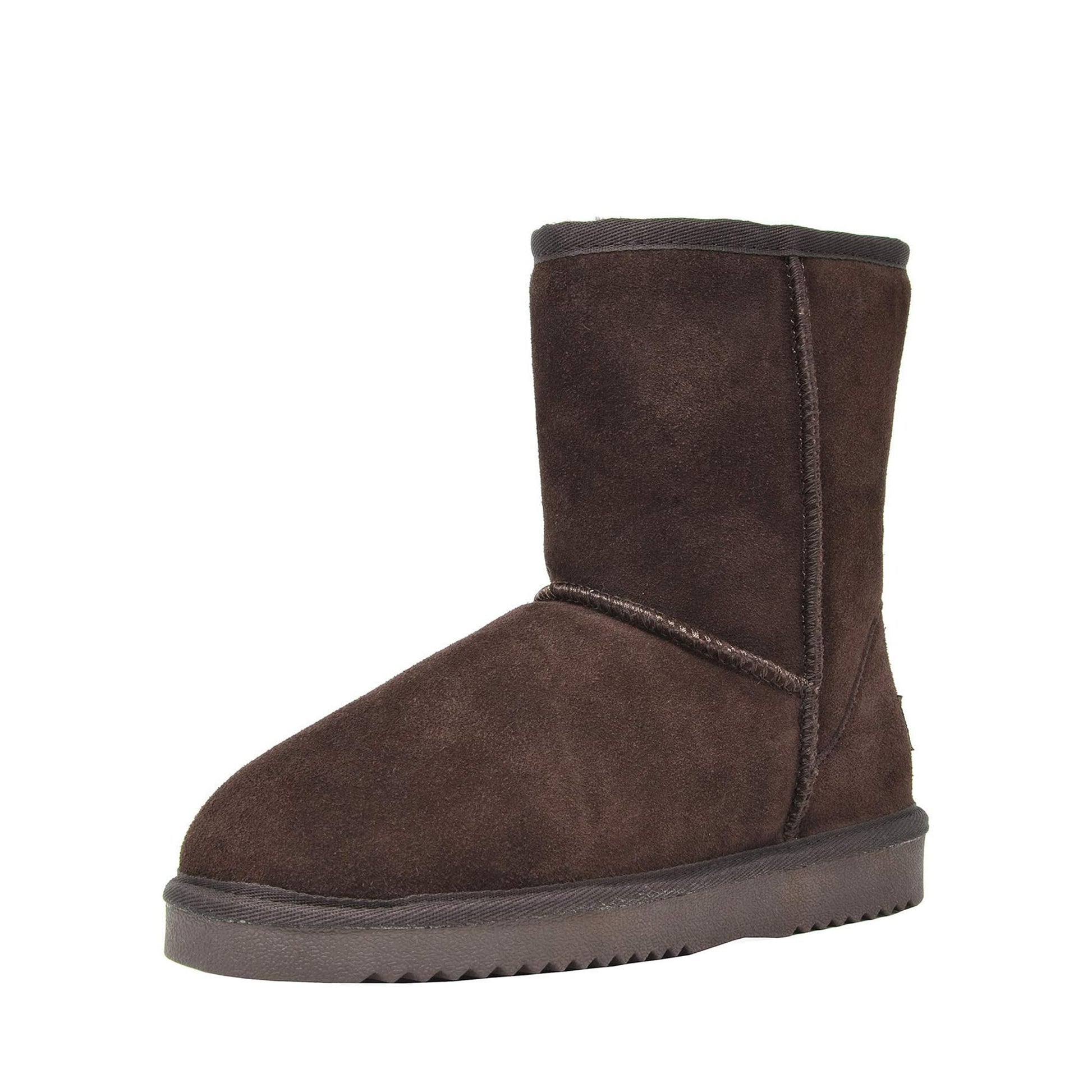 DREAM PAIRS Women's Shorty-New Mid Calf Winter Snow Boots