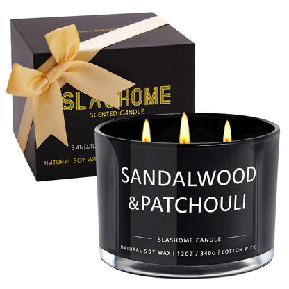 Christmas & Winter Candle Gift Set, 6 Pack 7oz Soy Scented Candles for Home, Holiday & Birthday Gift for Women & Men, Balsam Cedar, Christmas Cookies & Spices, Apple Cider, Hot Cocoa & Hello Winter