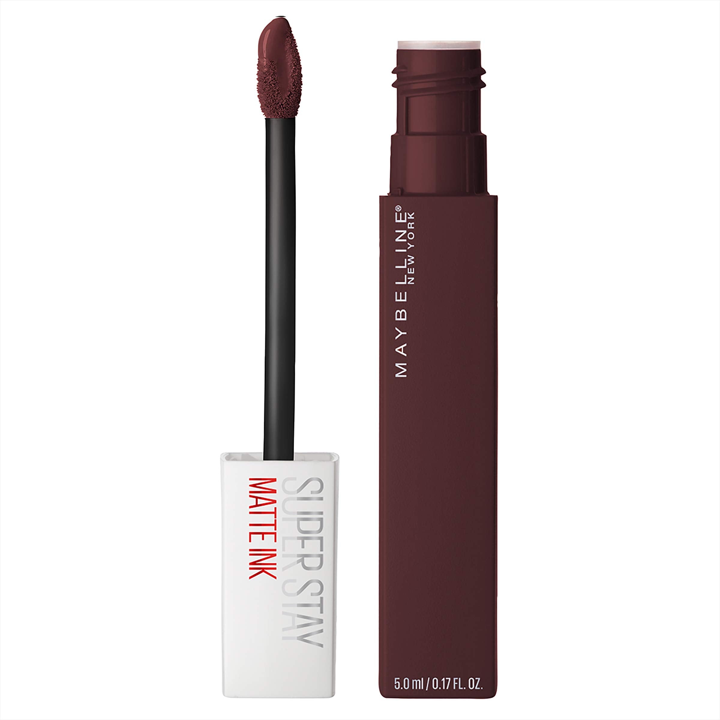 Maybelline Super Stay Matte Ink Liquid Lipstick Makeup, Long Lasting High Impact Color, Up to 16H Wear, Seductress, Light Rosey Nude, 1 Count