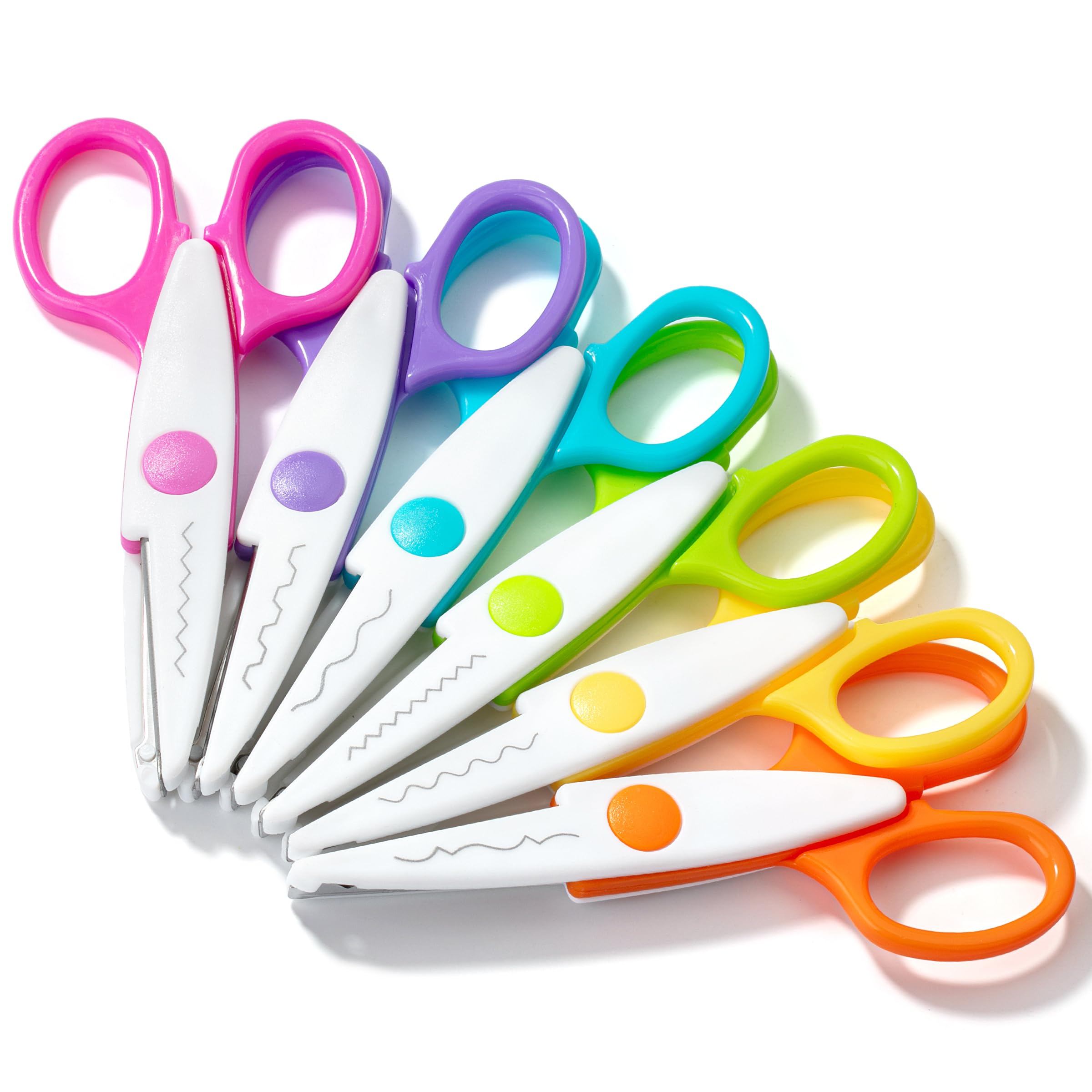 Mr. Pen Craft Scissors - Decorative Edge, 6 Pack, Zig Zag, Scrapbooking, Fancy, Pattern, Design