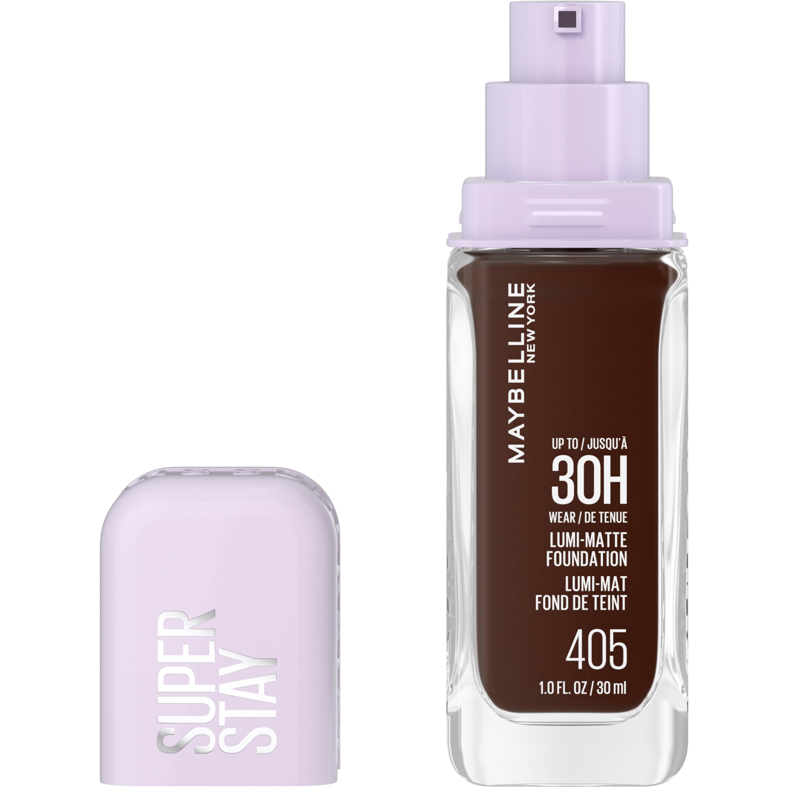 Maybelline Super Stay Lumi-Matte Foundation, Lightweight and Buildable Full Coverage Foundation Makeup For Up To 30HR Wear, 120, 1 Count