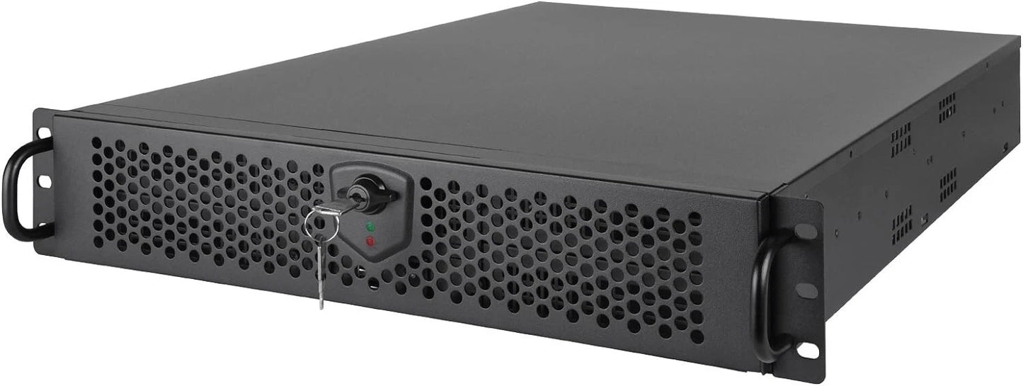 SilverStone Technology 2U ATX Rackmount Server Case with Dual 5.25" Bays (RM201B
