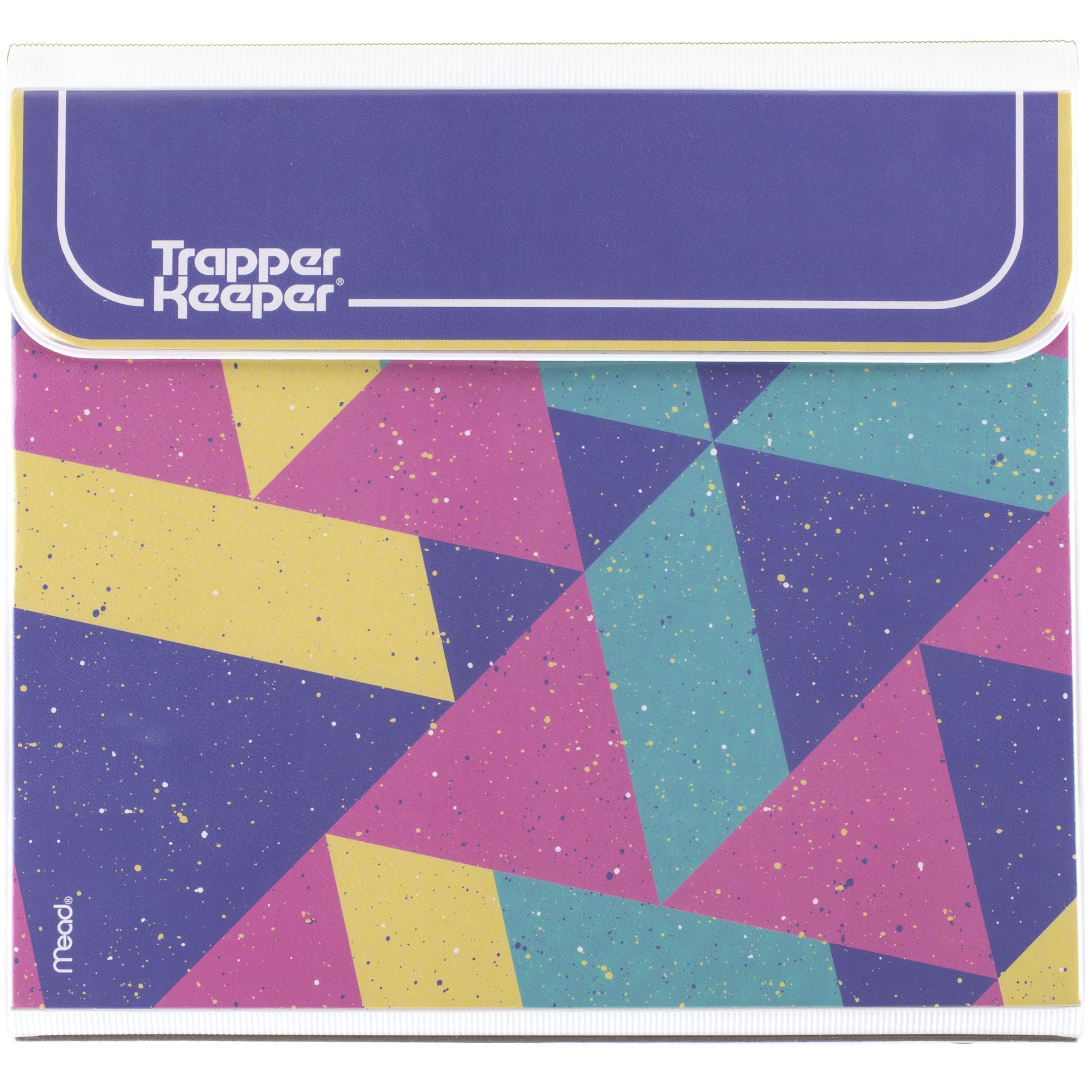 Mead Trapper Keeper Binder, Retro Design, 1 Inch Binder with Folders and Pockets, Holds 8-1/2" x 11" Paper, Palm Trees (260038FDE1-ECM)