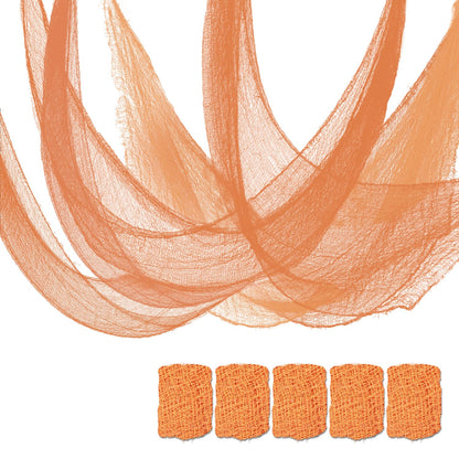 Set of 5 Halloween Creepy Gauze Cloth Decoration, Indoor Outdoor Black Scary Halloween Gauze Tapestry Decor, Spooky Decorations for Home Wall Yard Haunted House Party Supplies, 72 x 30 inch