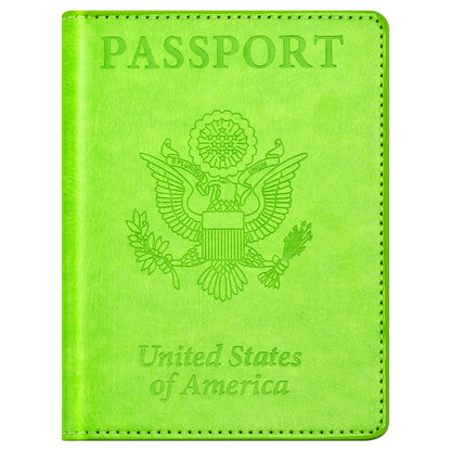 Eoehro Passport Holder for Travel Essentials, Passport Wallet Cover Case for Travel Must Haves Accessories,Passport Book Holders for Women and Men(brown)