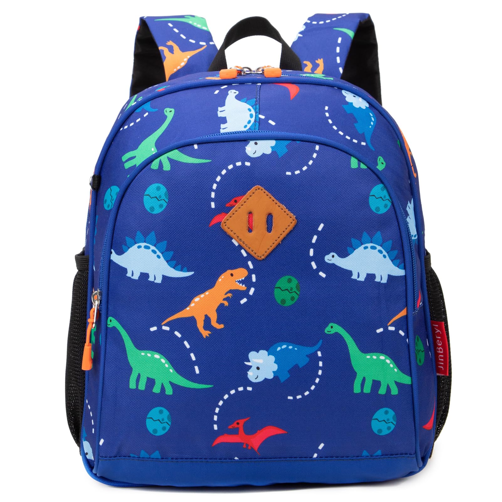 Toddler Backpack Boys, 15 Inch Kids Backpack for Preschool or Kindergarten, Dinosaur Green