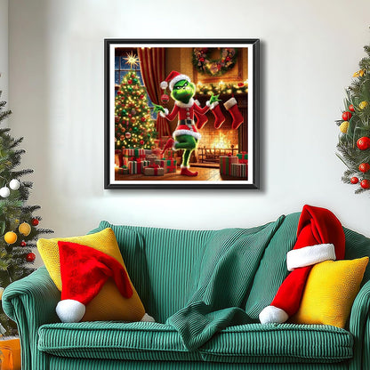 Christmas 500 Piece Jigsaw Puzzles for Adults Holiday Scene Puzzle with Letters on Back Festive Tree Stockings Fireplace Scene Fun Family Puzzles Gift for Adults Seniors（20" x 20"）