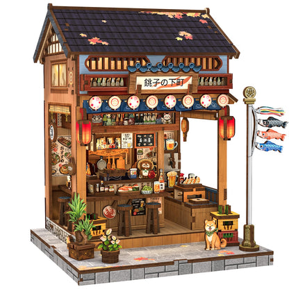 CUTEBEE Christmas Book Nook Kit - DIY Miniature House Dollhouse Kit for Adults, Teens, Booknook Tiny House Bookshelf Decor 3D Wooden Puzzle, Gifts for Family, Friends （Christmas Wish Store）