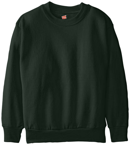 Hanes Boys' EcoSmart Sweatshirt, Cotton Crewneck Pullover, Kids' Fleece Sweatshirt