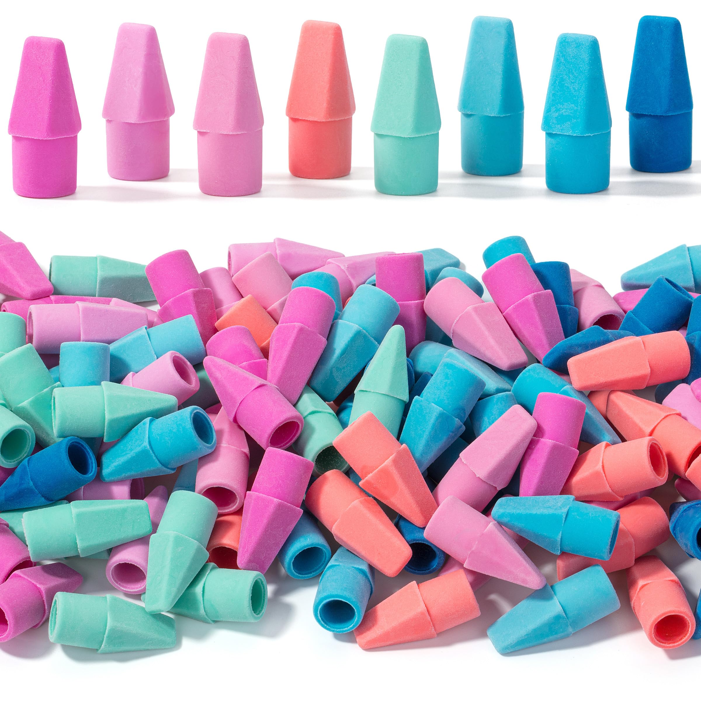 Mr. Pen Erasers for Pencils, 120 Pack, Pencil Top Erasers, Eraser Caps, Cap Tops, Topper Erasers. Ereaser