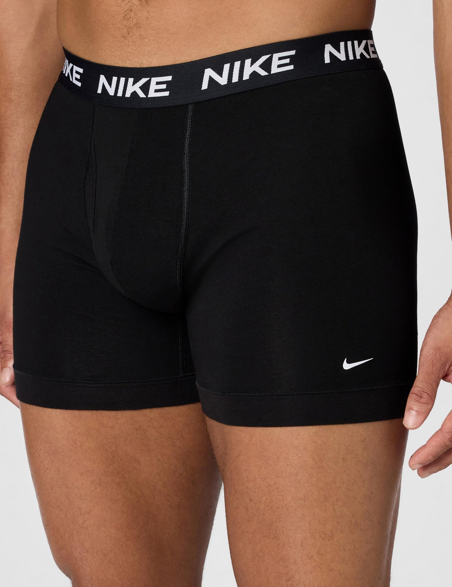 Nike Men's All Day Cotton Stretch Boxer Brief W/Fly Underwear (3-Pack)