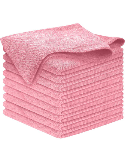 USANOOKS Microfiber Cleaning Cloth Grey - 12 Pcs (12.5"x12.5") - High Performance - 1200 Washes, Ultra Absorbent Microfiber Towel Weave Grime & Liquid for Streak-Free Mirror Shine - Car Washing Cloth