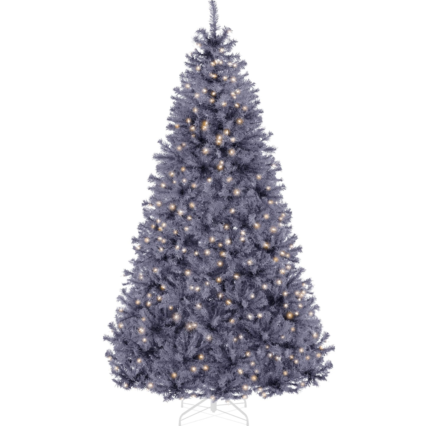 Best Choice Products 6ft Pre-Lit Baby Blue Christmas Tree, Full Artificial Holiday Decoration w/ 947 Branch Tips, 250 Lights, Foldable Base