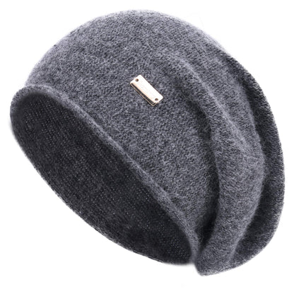 jaxmonoy Slouchy Knit Beanie Hat for Women Winter Soft Warm Ladies Laightweight Slouch Knitted Skull Beanies Cap