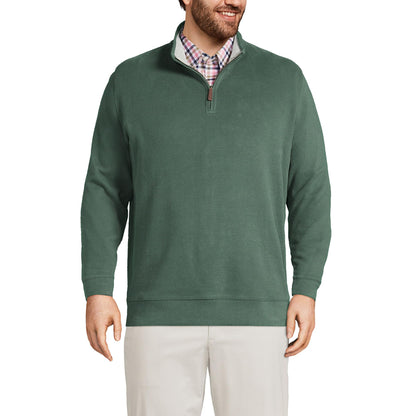 Lands' End Bedford Rib Quarter Zip Sweater