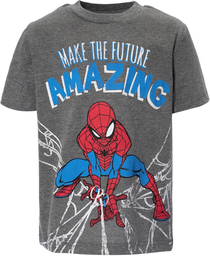 Marvel 2 Pack T-Shirts Toddler to Big Kid Sizes (2T - 18-20)