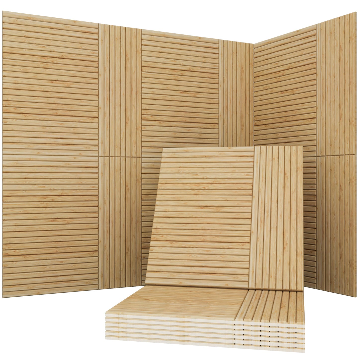 Acoustical Wall Panels, 6-Piece 23.62 X 23.62 Inches Art Acoustic Panels, Decorative Acoustic Panels, Acoustic Wall Panels, Sound Absorbing Wall Art, Arcadian Vortex