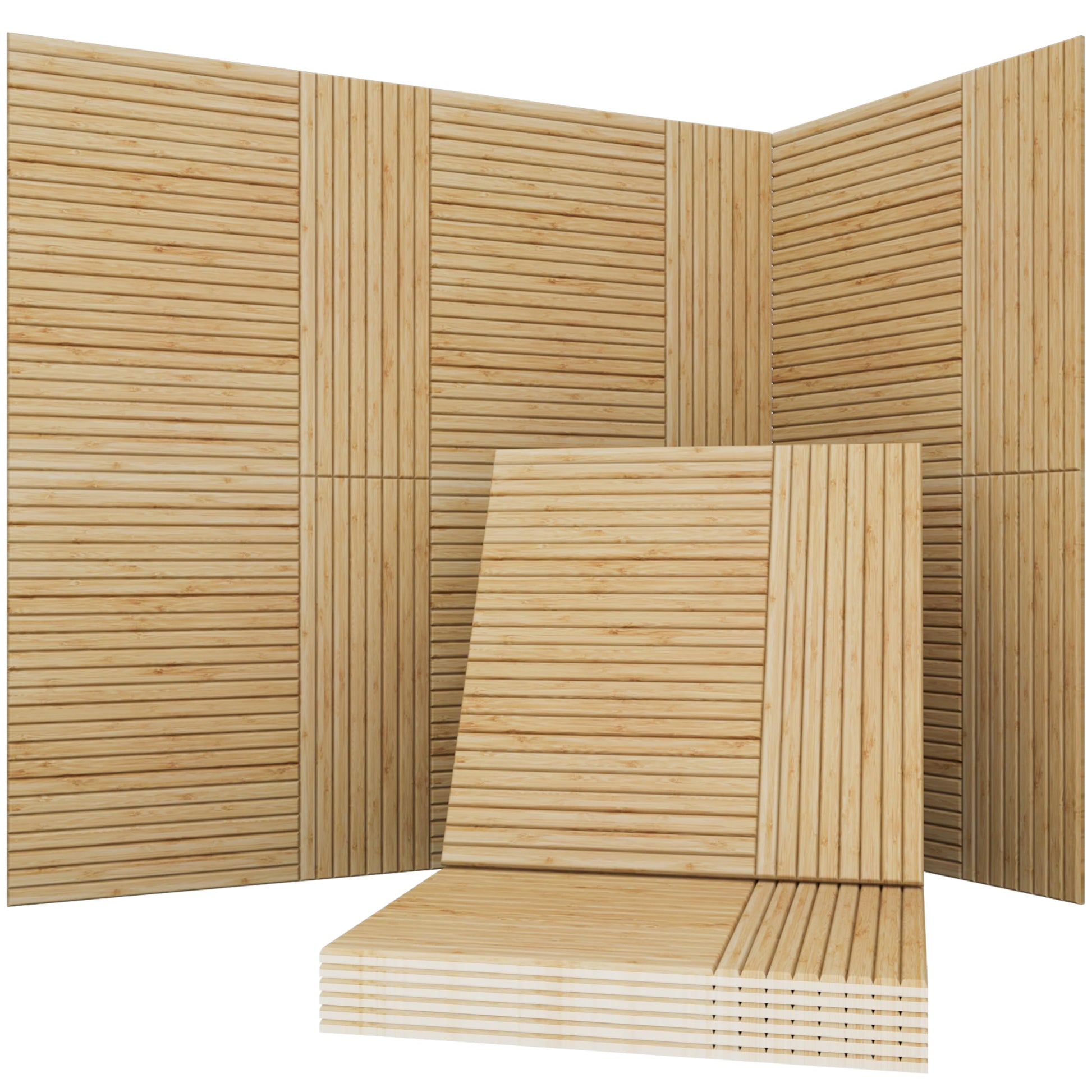 Acoustical Wall Panels, 6-Piece 23.62 X 23.62 Inches Art Acoustic Panels, Decorative Acoustic Panels, Acoustic Wall Panels, Sound Absorbing Wall Art, Arcadian Vortex