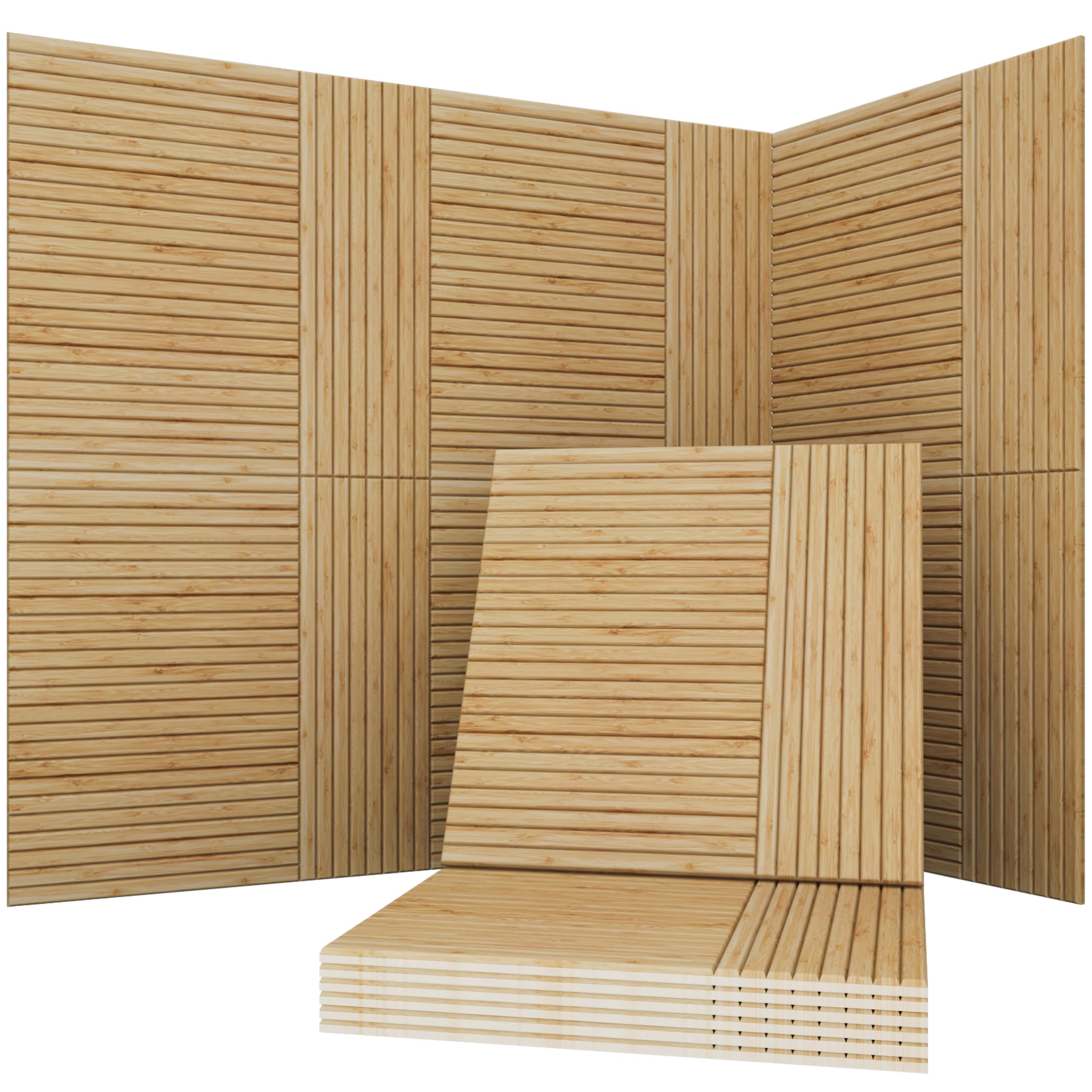 Acoustical Wall Panels, 6-Piece 23.62 X 23.62 Inches Art Acoustic Panels, Decorative Acoustic Panels, Acoustic Wall Panels, Sound Absorbing Wall Art, Arcadian Vortex