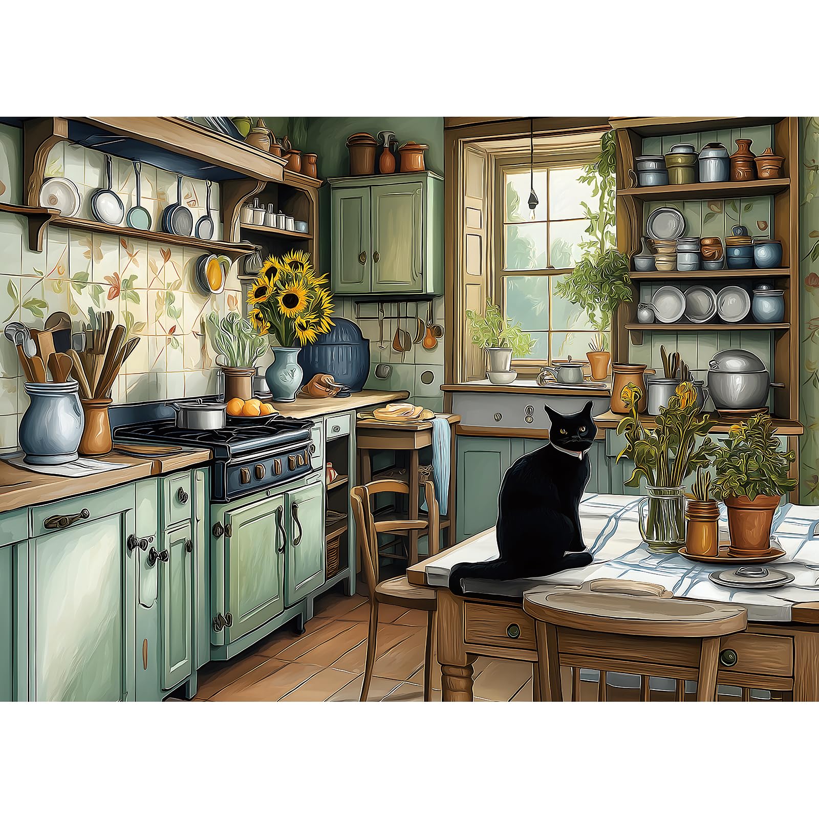 Christmas 500 Piece Jigsaw Puzzles for Adults Holiday Scene Puzzle with Letters on Back Festive Tree Stockings Fireplace Scene Fun Family Puzzles Gift for Adults Seniors（20" x 20"）