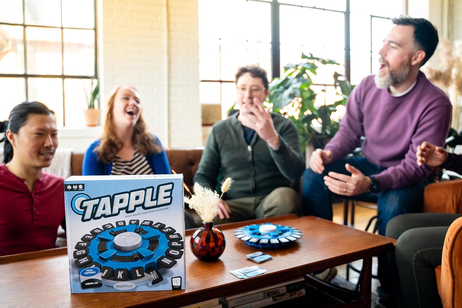 The Original TAPPLE, The Fast-Paced Family Board Game, Choose a Category & Race Against the Timer to be the Last Player, Learning Word Game for Ages 8 & Up, 2-8 Players, 15-20 Minute Play Time