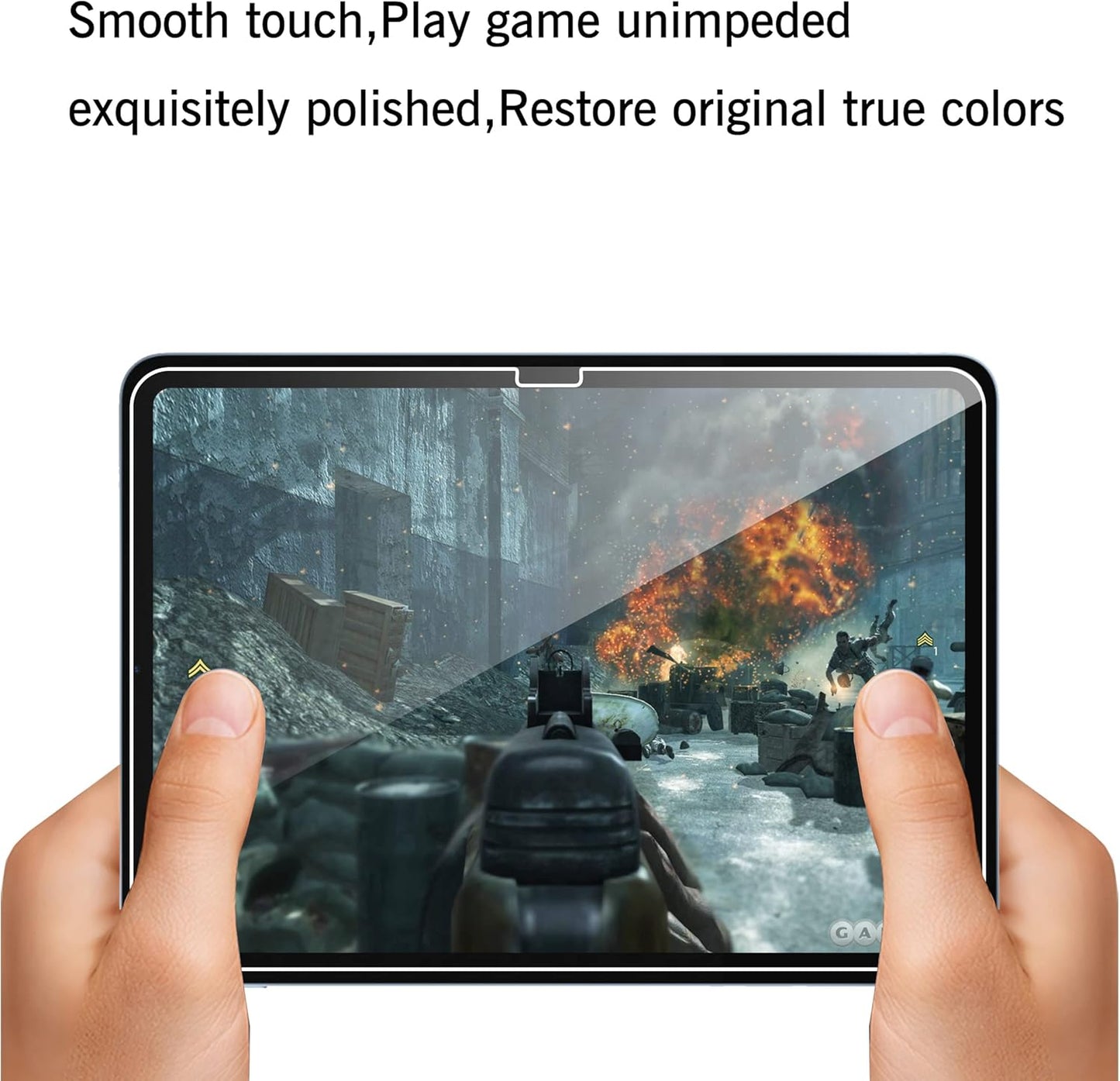 Ailun Screen Protector for iPad 11th A16 2025 [11 Inch] / 10th Generation 2022 [10.9 Inch], Tempered Glass [Face ID & Apple Pencil Compatible] Ultra Sensitive Case Friendly [2 Pack]