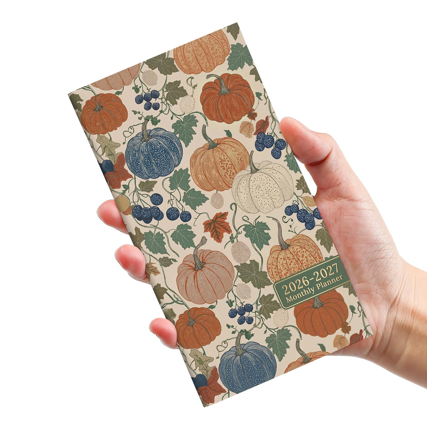 Pocket Calendar 2026-2027 for Purse, Two Year Monthly Planner Pocket Size, Jan 2026 to Dec 2027 Monthly Planner Small Size (6.5" x 3.5") - Wildflowers
