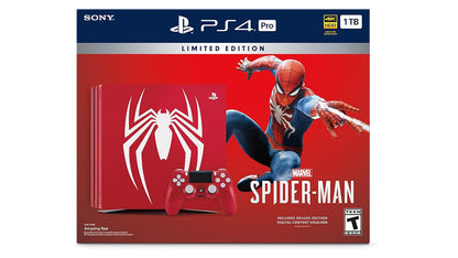 PlayStation 4 Pro 1TB Limited Edition Console - Marvel's Spider-Man Bundle [Discontinued]