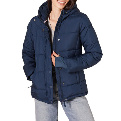 Amazon Essentials Womens Heavyweight Quilted Long-Sleeve Hooded Puffer Coat (Available in Plus Size)