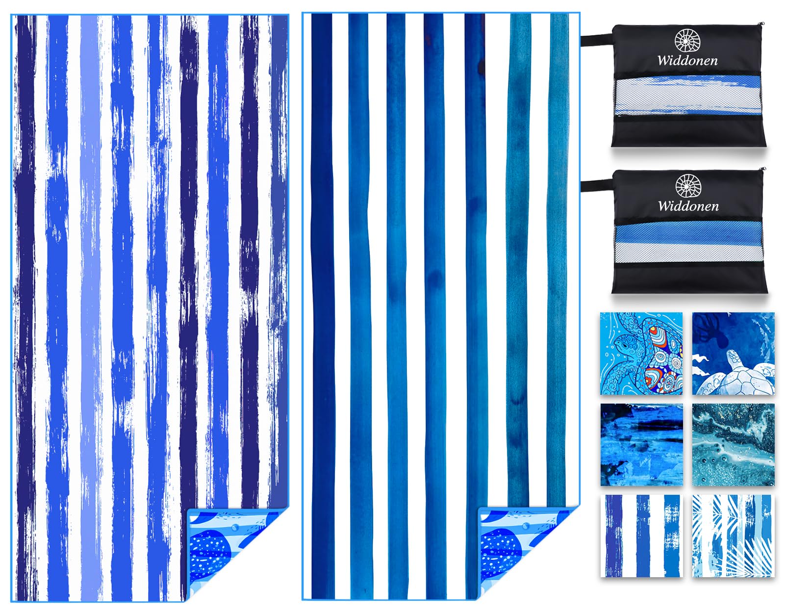 Microfiber Lightweight Beach Towel Sand Free Quick Dry Absorbent Thin Compact Towels for Swimming Pool Camping Beach Accessories Large Easy Pack Travel Things for Vacation Essentials Gift Adult