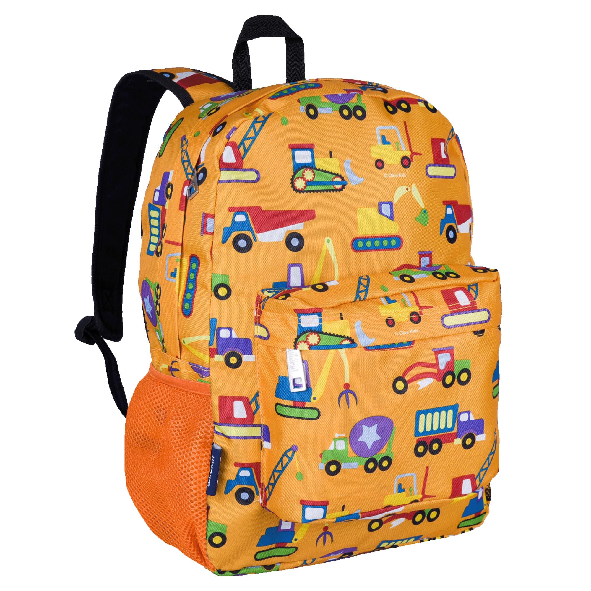 Wildkin 16-inch Kids Backpack – Durable, Padded & Spacious School Bag for Boys & Girls - Blue Stripes