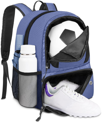 YOREPEK Soccer Backpack,Soccer Bag with Ball Holder, Water resistant Sport Equipment Bags Fit Basketball Volleyball Football
